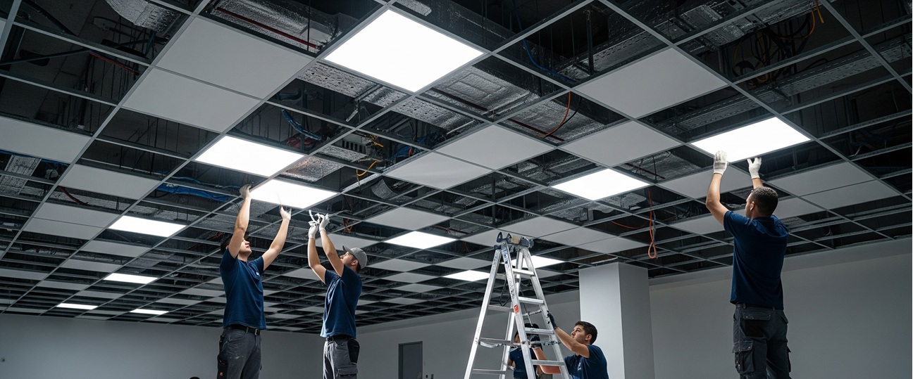 instal led panelu
